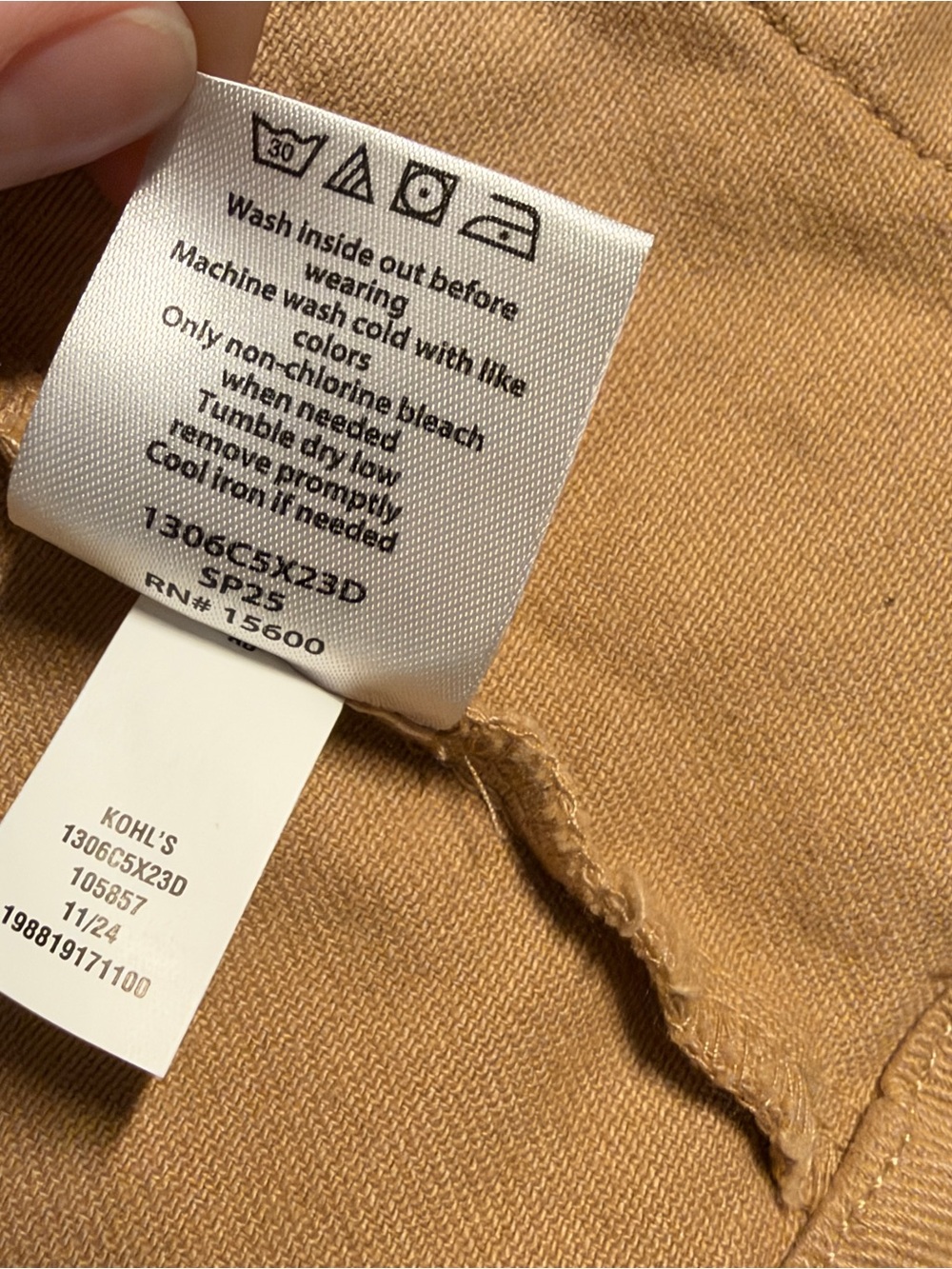 Draper James Camel Ruffle Utility Jacket L - Picture 6 of 7